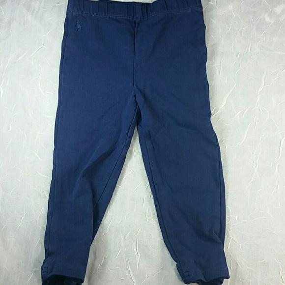 Ralph Lauren leggings bow blue 24 month - Picture 2 of 7